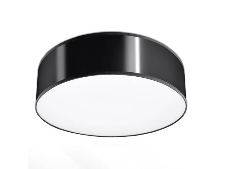 Plafonnier ARENA 35 noir 2xE27 15W PVC 11x35x35cm Sollux Lighting