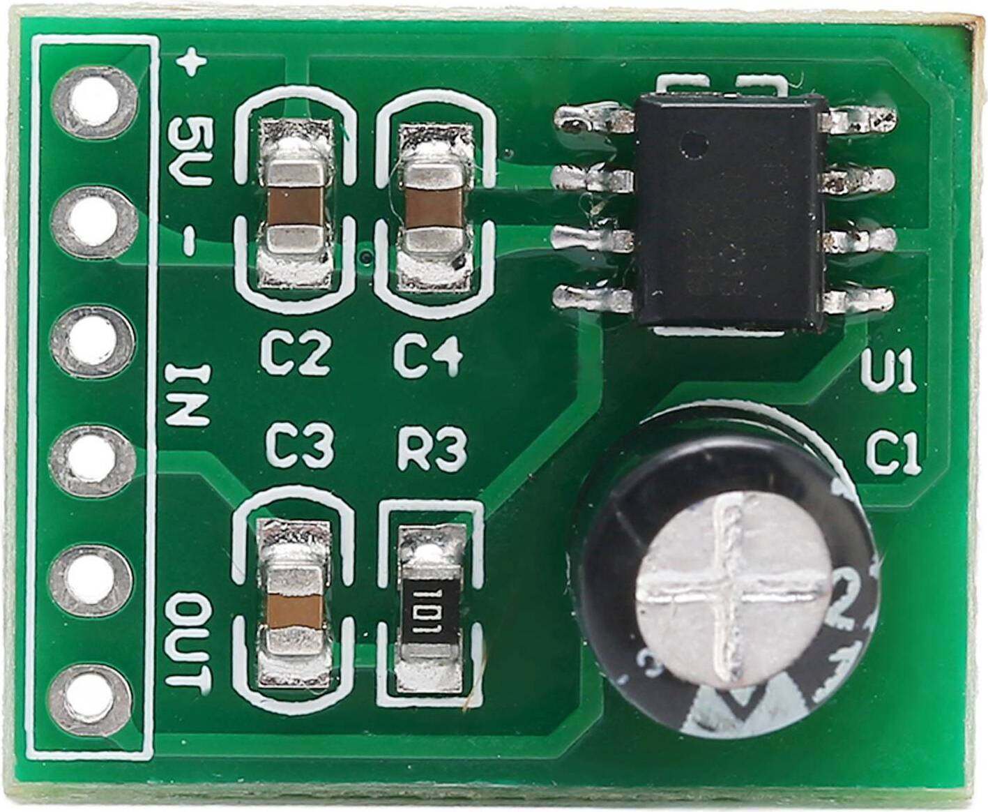 Cocosity Audioversterker printplaat, mini mono versterkermodule met weinig ruis, 5V, accessoire voor luidsprekersystemen