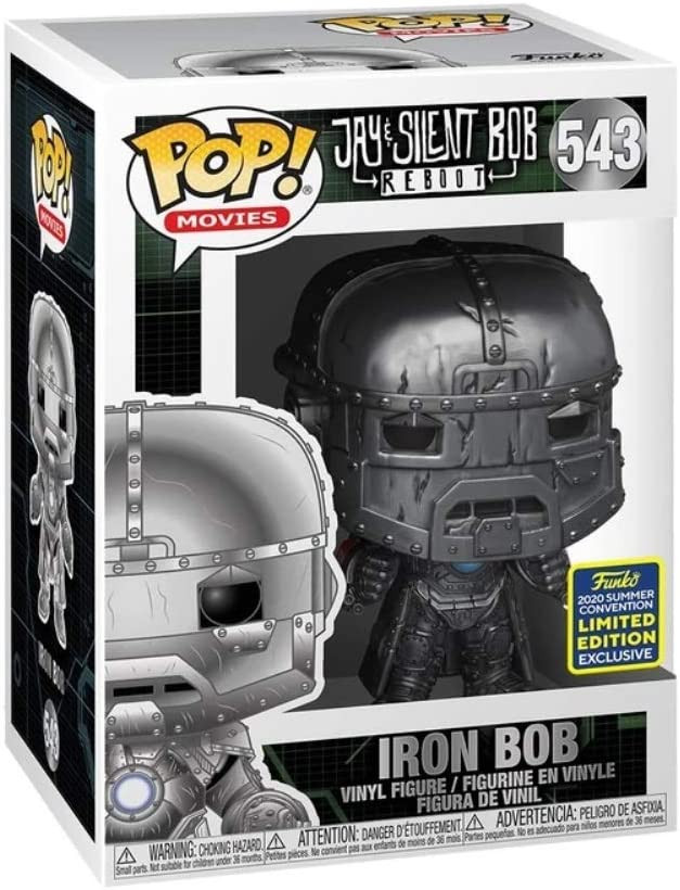 Funko POP! Jay & Silent Bob Reboot Iron Bob SDCC 2020 exclusief PVC-beeldje