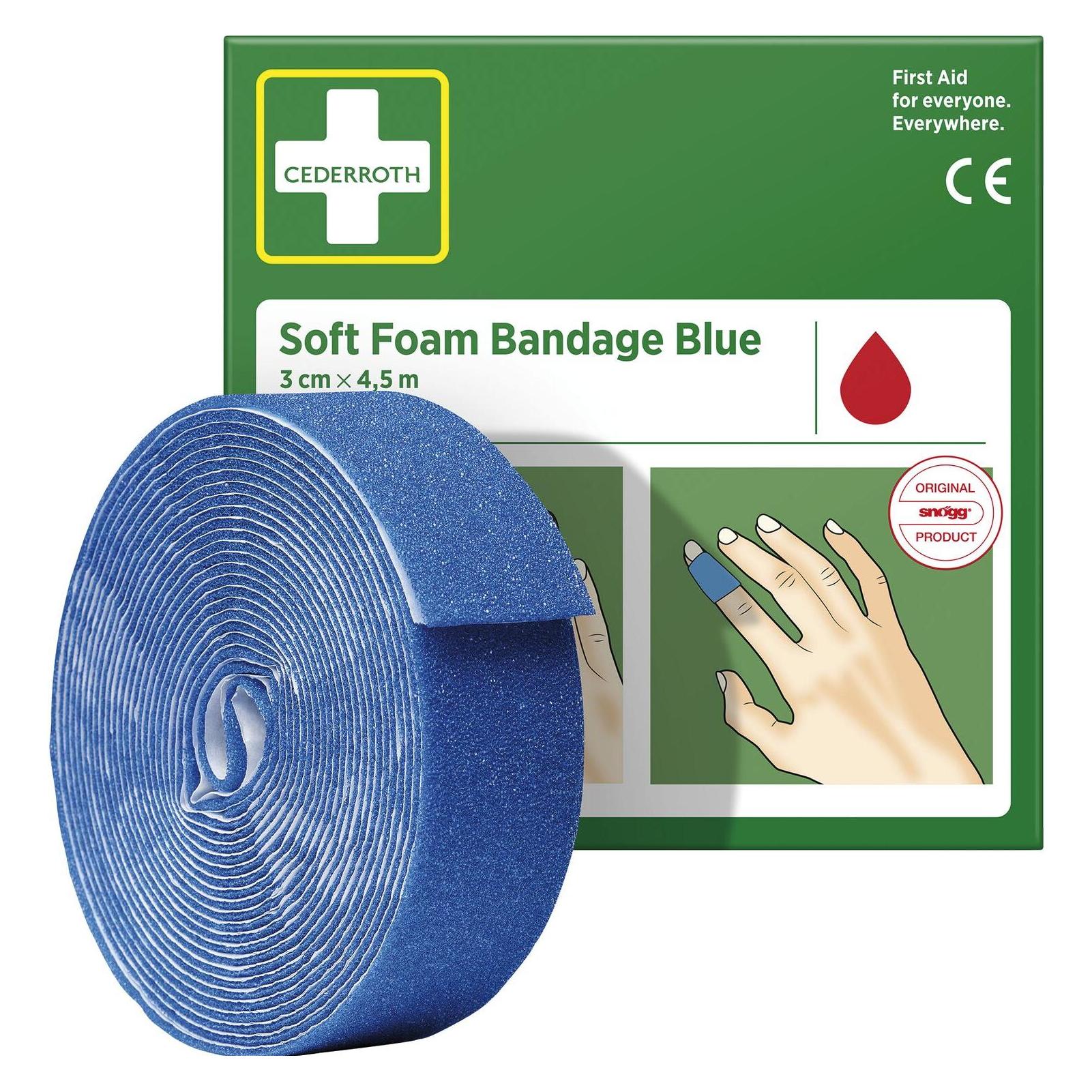 Cederroth Soft Foam Bandage blau (1x) (51011022)