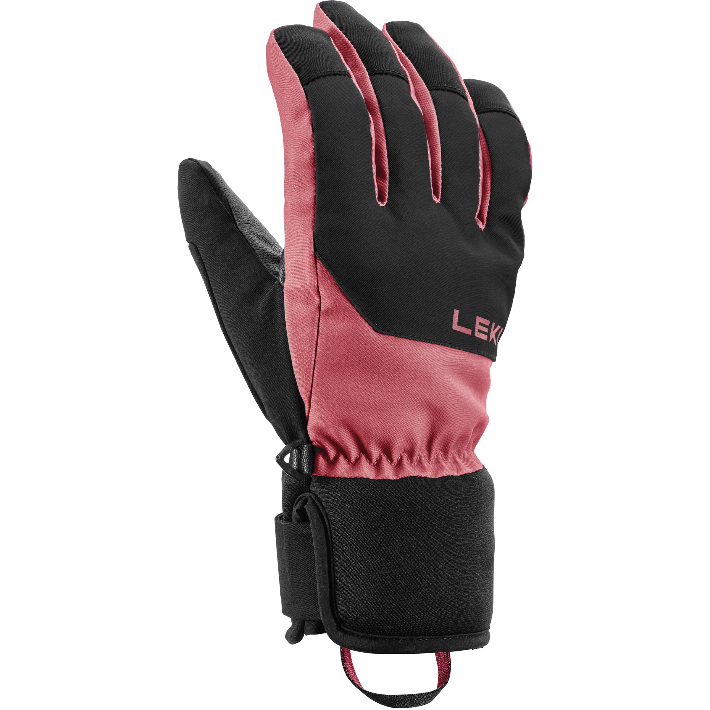 Leki Bird Kinder Fingerhandschuhe schwarz Größe 3 Skifahren Winddicht Wasserabweisend