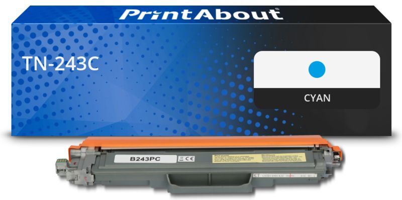 PrintAbout Toner compatible Brother TN-243C - Cyan Cyan