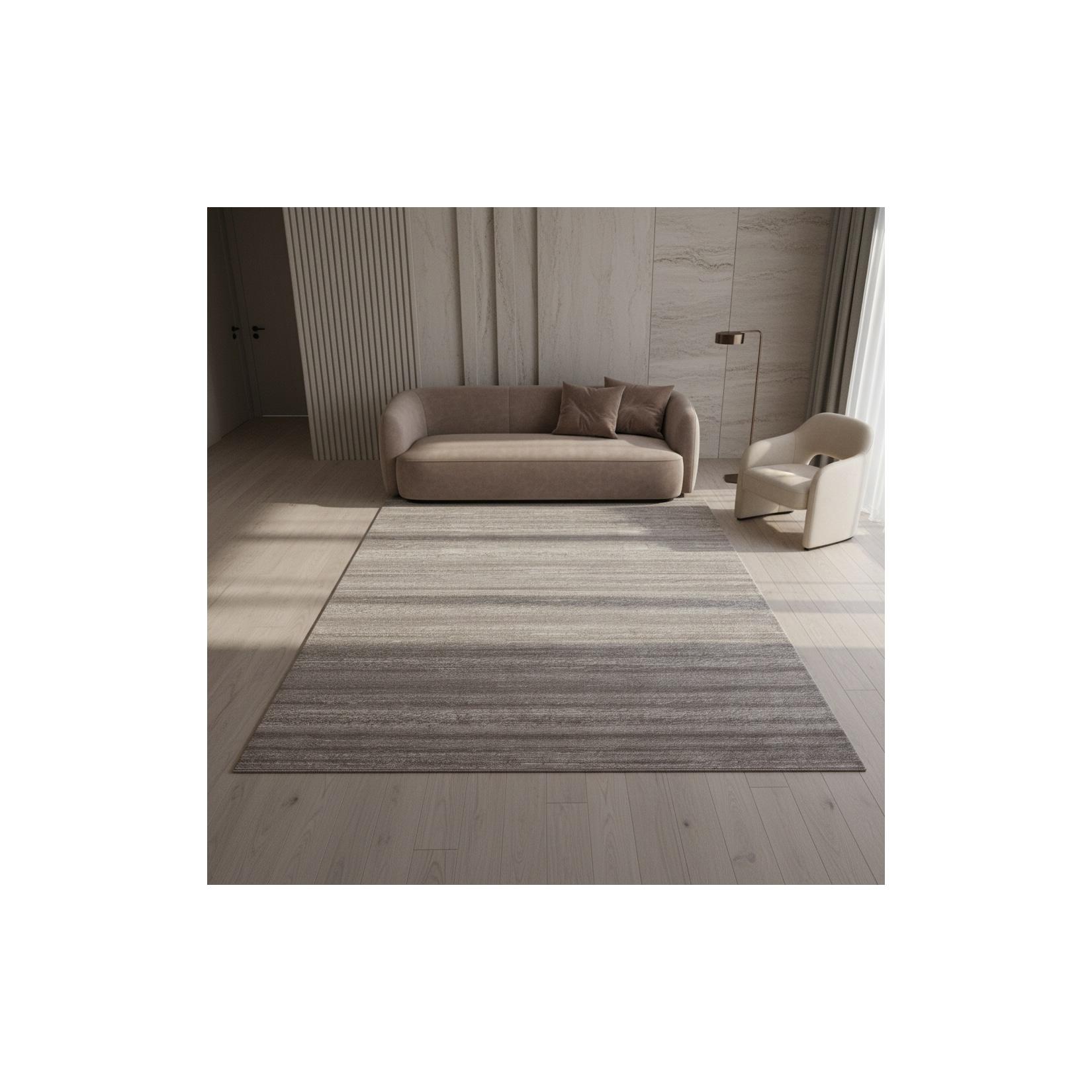 Kurzflorteppich INN, einfarbig, Beige, 140 x 200 cm