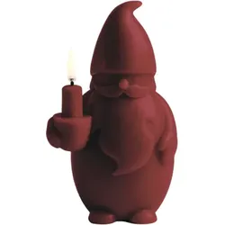 LED Kerze Santa Claus Carmine Red 10x17cm