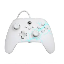 PowerA ADVANTAGE - Wired Controller (PC, Xbox One S, Xbox Series S, Xbox Series X), Gaming Controller, Weiss