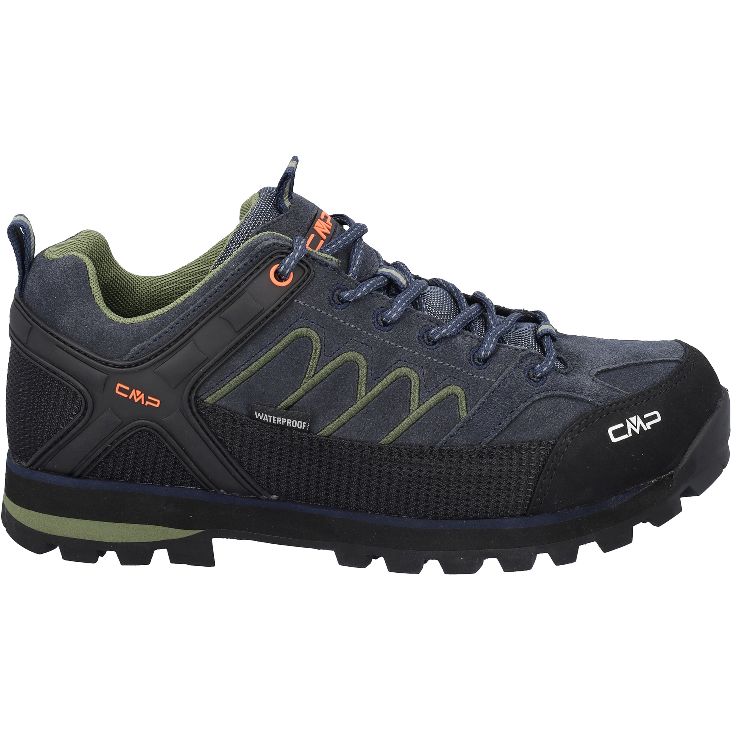 CMP Moon Low WP Herren Zustiegsschuhe blau Größe 45 Trekking Wasserabweisend