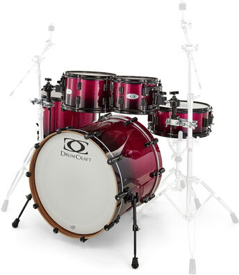 DrumCraft Series 6 Standard Purple Spkl. Black to Purple Fade Sparkle