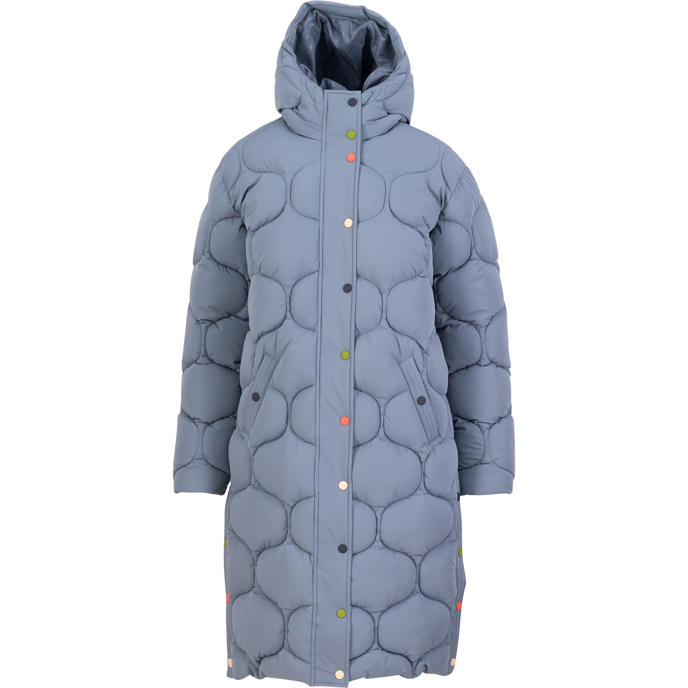 Blutsgeschwister No Down Mister Mantel Damen Winterjacke blau Größe L Lifestyle Windabweisend