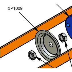COX Ersatzteil 3P 1009 Steel Plunger Kartuschen Metallkolben Druckplatte