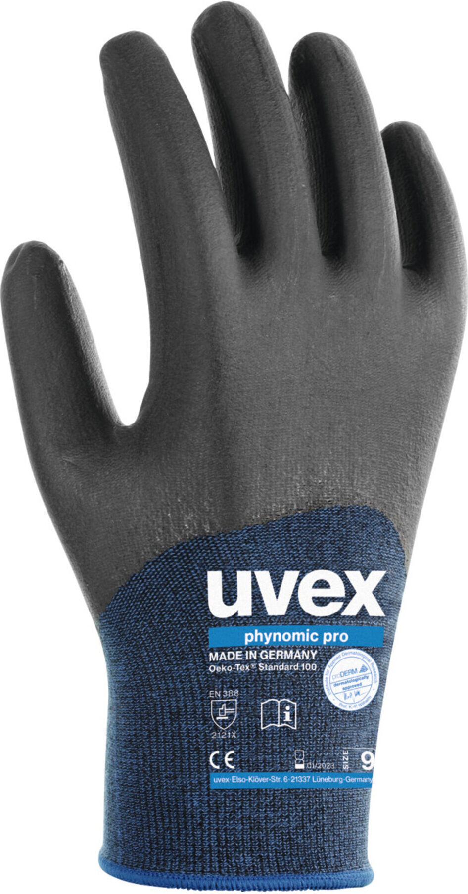 uvex Handschuh-Paar uvex phynomic pro, Handschuhgröße: 8 (6006208)
