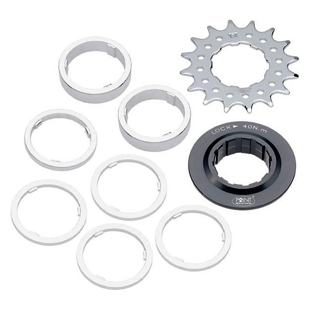 Bike-Parts Single Speed Ritzel Distanzring-Set (1-fach) (02019901)