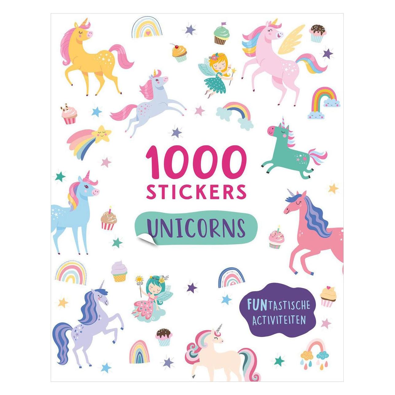 Rebo Einhorn-Aktivitätsbuch - 1000 Aufkleber (1000 Sticker) (70727504)