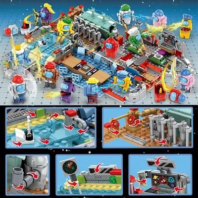 Uplift Treasures Space Werewolf Anime Building Block Set 360pcs