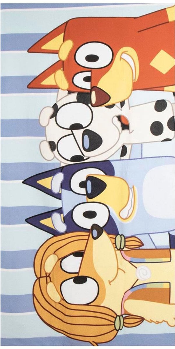 Bluey Strandlaken voor kinderen - Blauw - 70 x 140 cm