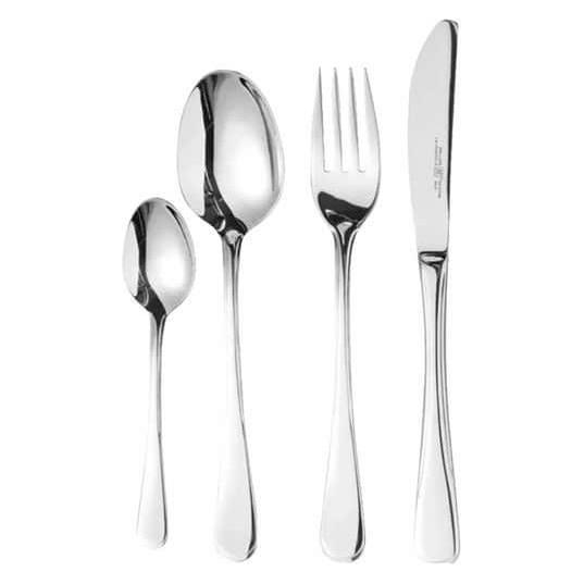 Zwilling 6 kuverter - Rustfrit stål - Blank (24 Stk., Besteck Set) (1013139)