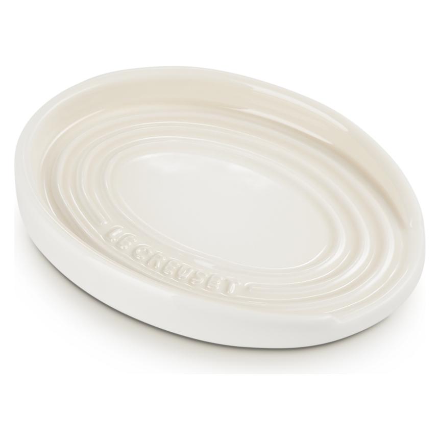 Le Creuset Creuset ova Löffelablage aus Steinzeug Meringue (71507157160099)