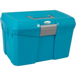 CATAGO Pferde Putzbox - türkis/blau