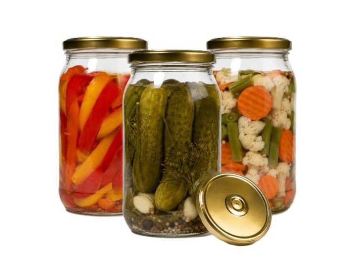 WYSKONT Einmachgläser 900 ml mit Schraubdeckel TO82 (82 mm) – 112 Einweckgläser mit Deckel zum Einkochen und Einlegen – Vorratsgläser für Marmelade, Honig und Gurken