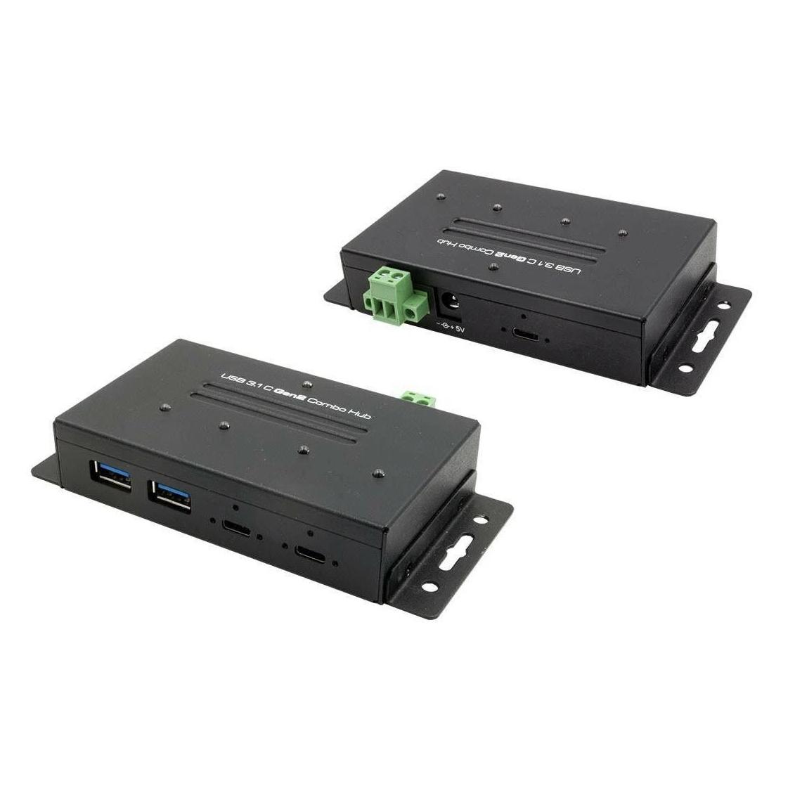 Exsys EX-1240HMVS, 2x USB-C, 2x USB-A (USB-C, 4 Ports) (EX-1240HMVS)