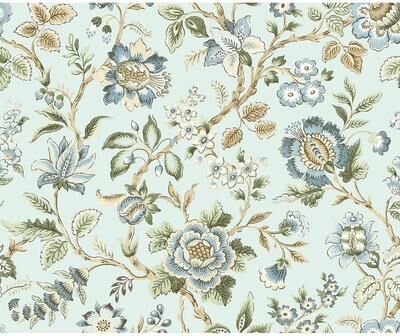 Stacy Garcia Home Jacobean Floral Trail Peel and Stick Wallpaper