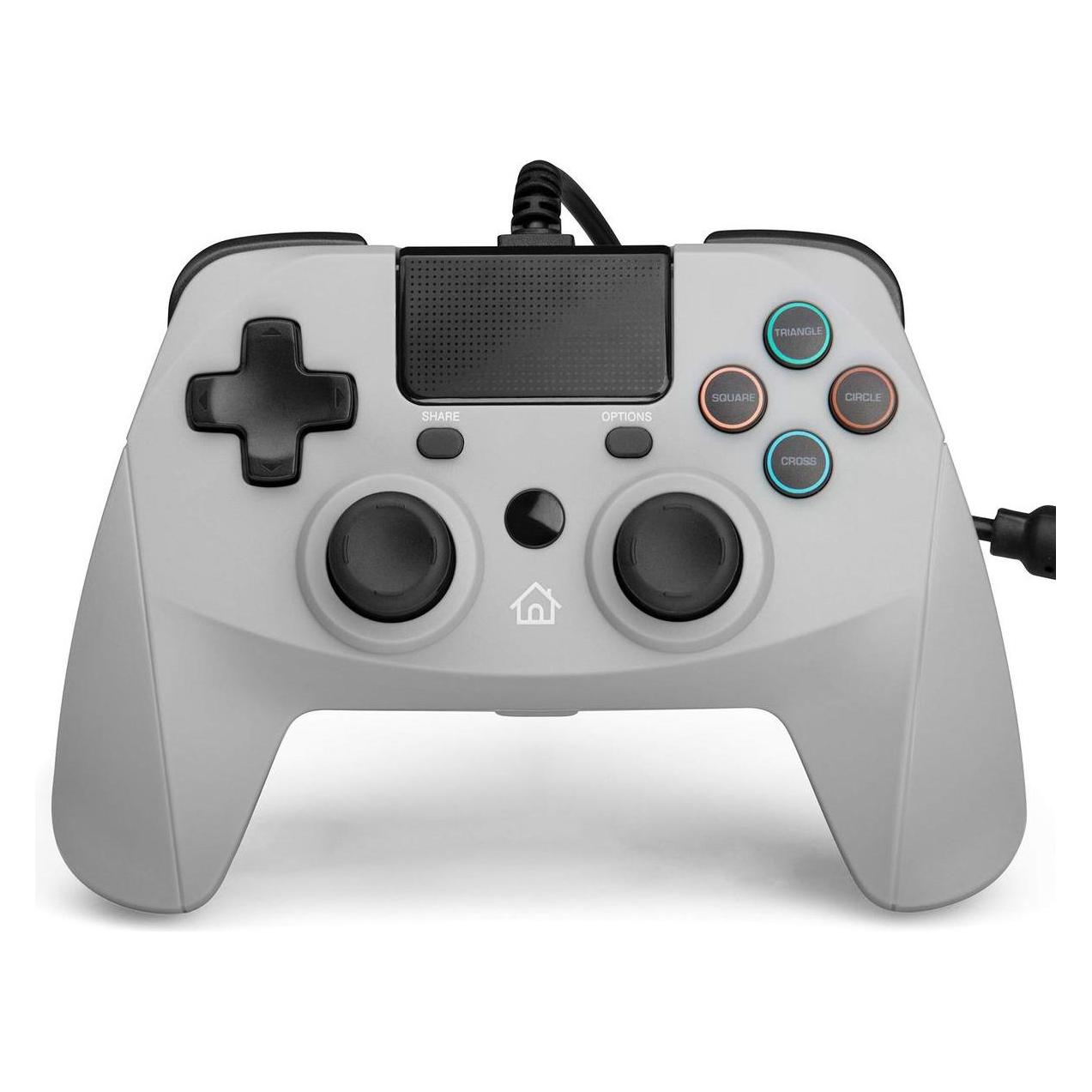 Snakebyte Pad 4 S kabelgebundener PS3/PS4 Controller 3m - grau (PS3, PS4) (SB912405)