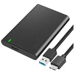 Connectland Boitier externe compatible USB 3.0 - 2"1/2 S-ATA Sans Vis Noir (2.5"), Festplattengehäuse, Schwarz