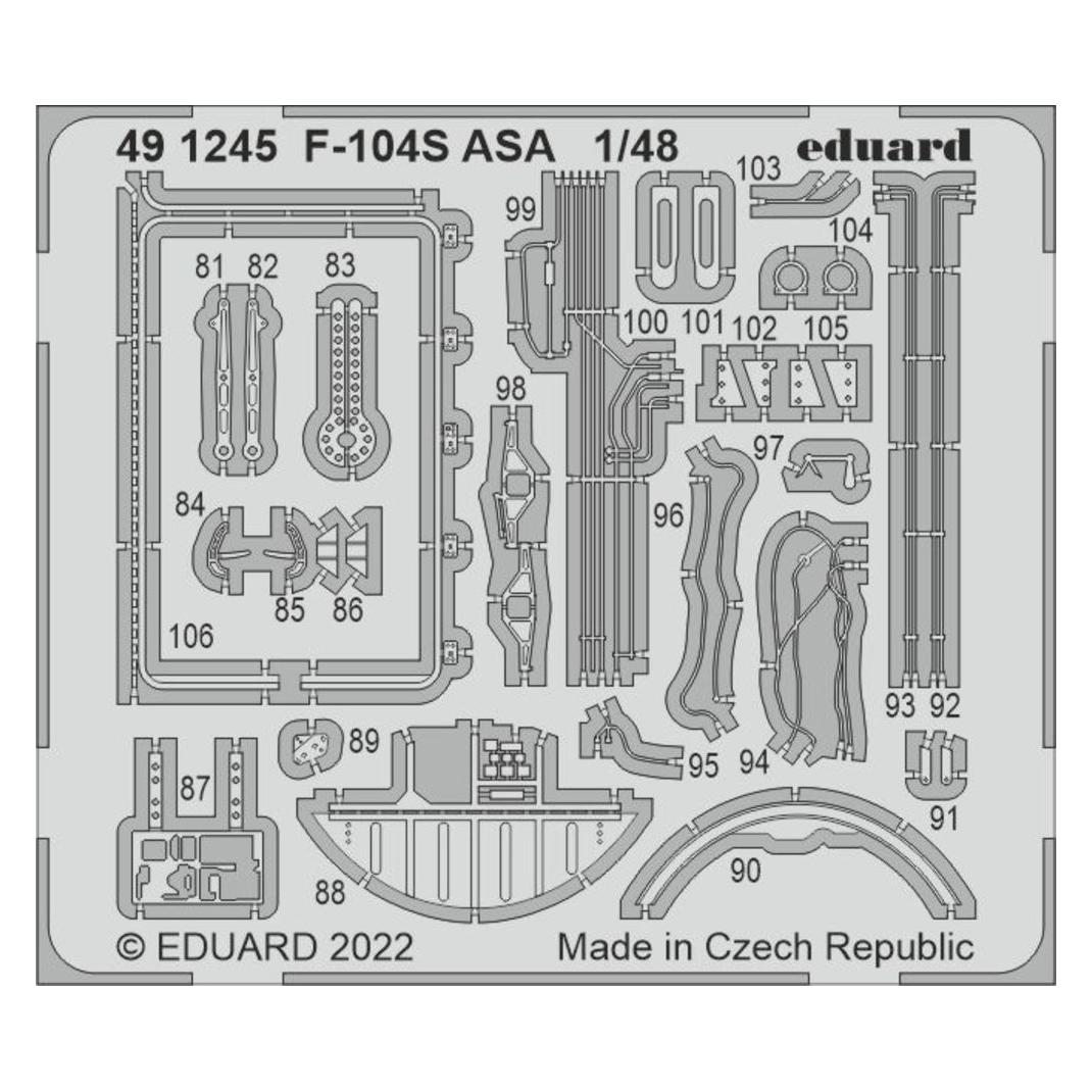 Eduard F-104S ASA for KINETIC (491245)