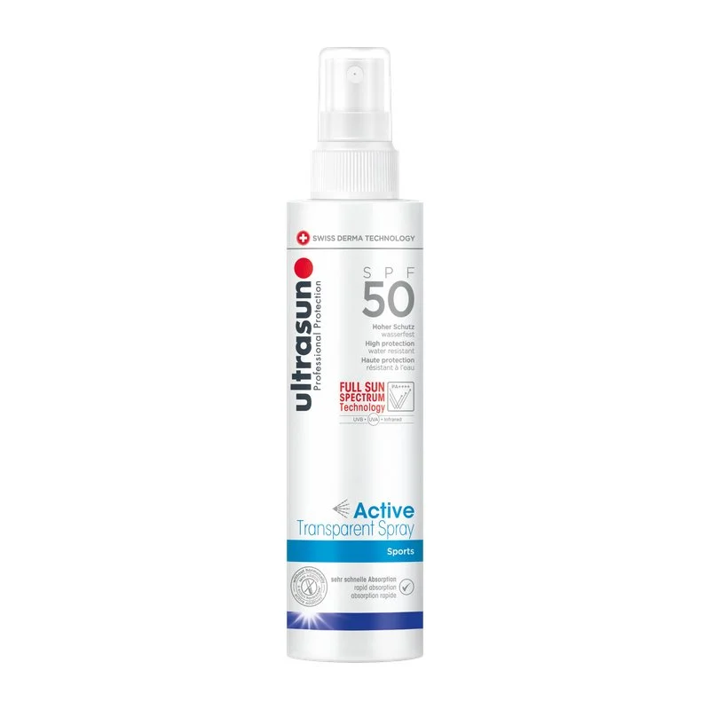 Ultrasun AG Active Transparent Spray SPF 50, 150ml U21651