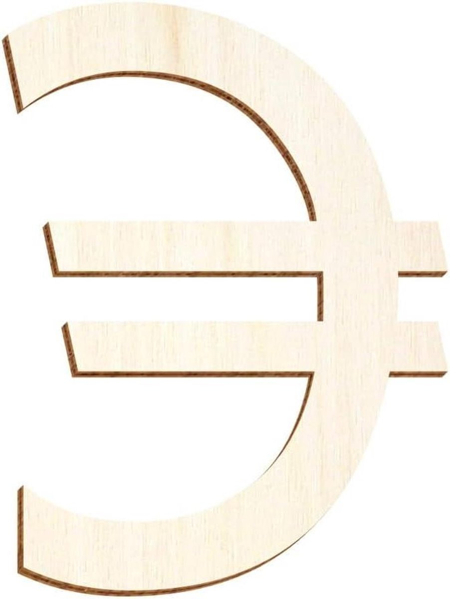 Zelfklevende houten cijfers en tekens voor huisnummer decoratie in gelaserd design
