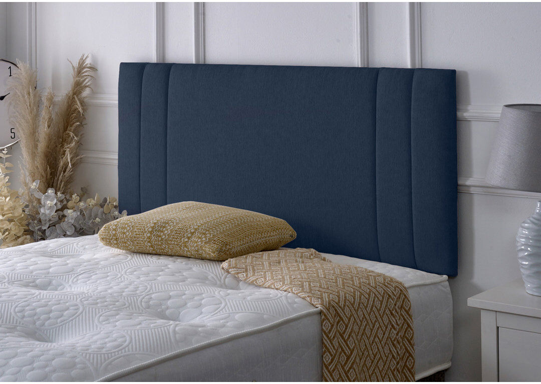 ClassicLiving Upholstered Chenille Headboard Blue Super King (6')