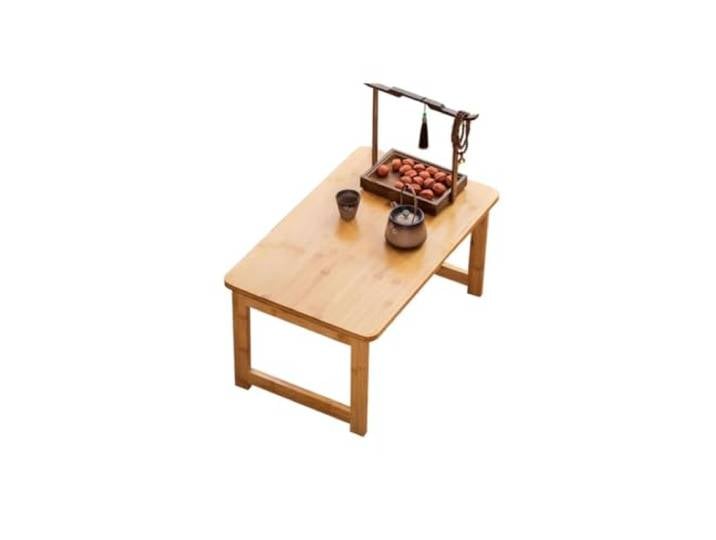 Klappbarer Nachttisch aus massivem Holz mit Tatami-Tee-Design for Erkerfenster, Heimbüro, Wohnzimmer und platzsparende Nutzung beim Essen(A)