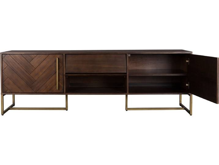 Dutchbone Class Dressoir Laag Acaciahout Donkerbruin