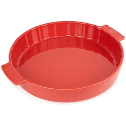 PEUGEOT Keramik Quicheform APPOLIA 28cm Rot Tortenform Spülmaschinenfest