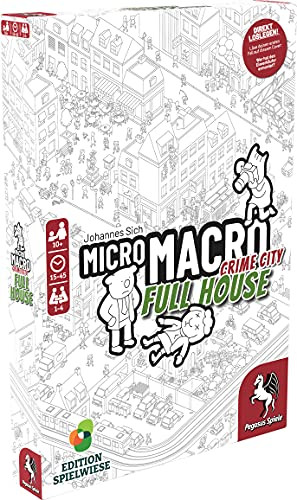 Pegasus Spiele 59061G MicroMacro Crime City 2-Full House, veelkleurig