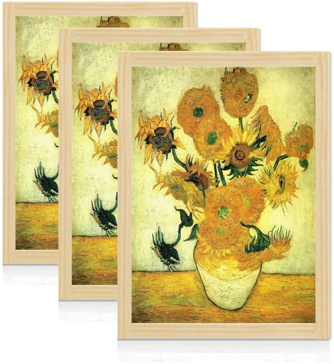 Set van 3 Houten Fotolijsten voor Canvas 30x40 cm