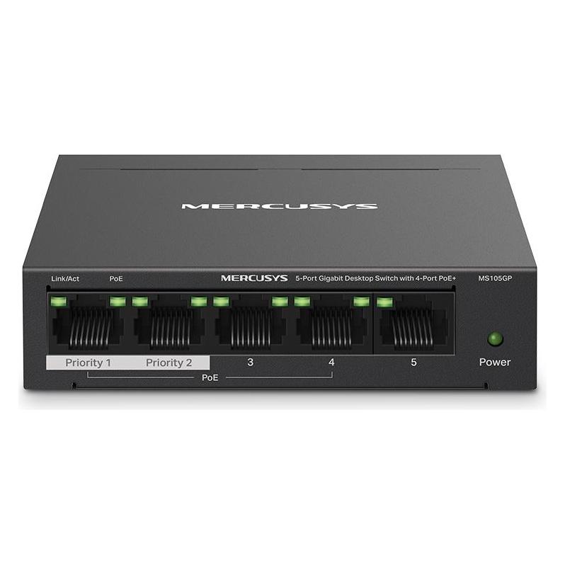 Mercusys MS105GP (5 Ports) (MS105GP)