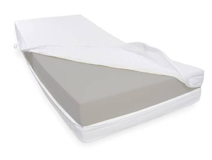 Dibapur® RH4 Kaltschaummatratze SEHR FEST bis ca. 200 Kg Doppeltuchbezug Gesamthöhe ca. 25 cm (140 x 200 cm)