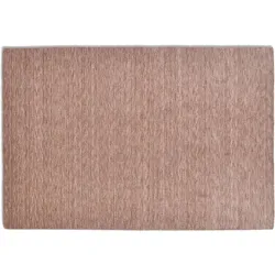THEKO Teppich Holi Uni beige 140 x 200 cm