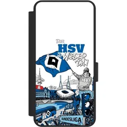 Nivocase Klapphülle für Samsung Galaxy S25 Edge Handyhülle aus Kunst Leder NIVOflip schwarz Aufstieg (Samsung Galaxy S25 Edge), Smartphone Hülle, Schwarz