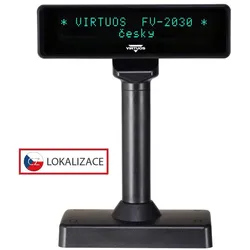 Virtuoso, Kasse Zubehör, VFD z ák.displej FV-2030B,,Serial, ÄernÃ1⁄2