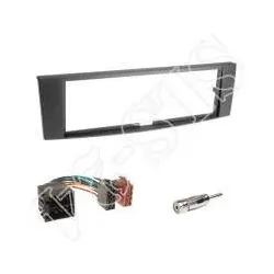 Autoradio 1-DIN Einbaurahmen Radioblende für Renault Laguna II ab 2005 Radio ...