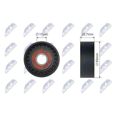 NTY Spannrolle, Keilriemen rnkbm031 für BMW