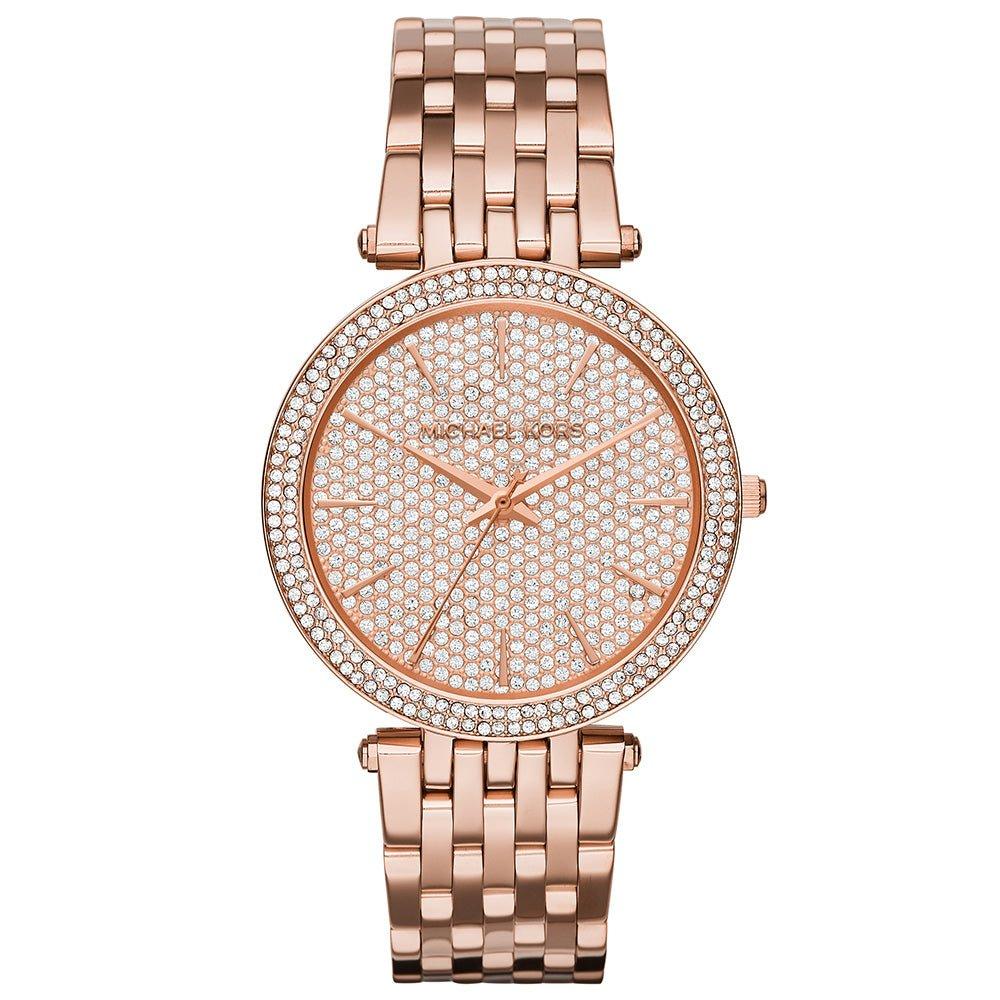 Michael Kors MK3439 Dameshorloge Darci Rose Goud Gegolfd