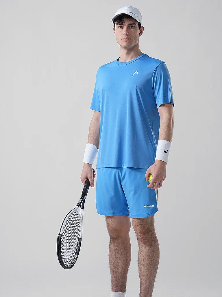 HEAD Herren Tennisshirt Slice weiss   XL M