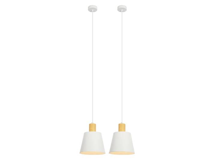 Suspension en fer blanc 20x20x149cm e27