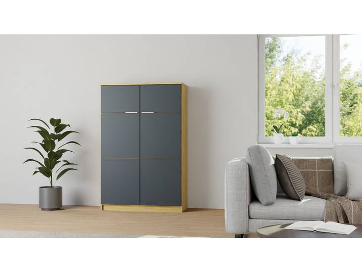 Highboard Eiche Natur geölt