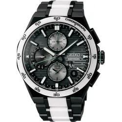 Seiko SSH185J1 Astron GPS Solar Herrenuhr Chrono Titan Schwarz/Weiß LE
