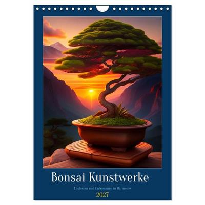 Bonsai Kunstwerke (Wandkalender 2027 DIN A4 hoch), CALVENDO Monatskalender