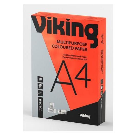 Office Depot Kopierpapier Contrast A4 Intensiv Rot (A4, 80 g/m²) (3221444)