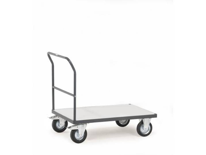 Fetra Transportgeräte mtsca2 Regal Wagen Transport ESD, Griff Design, 276 mm Rollen, 200 mm Durchmesser, 1000 mm x 600 mm Plattform